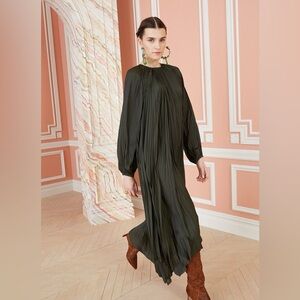 Ulla Johnson Yalena Forest Green Dress Size 4 BNWOT